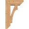 Ekena Millwork Westlake Slat Smooth Bracket w/ Offset Brace, Western Red Cedar, 7 1/2"W x 20"D x 32"H BKT0806X20X32WTL06SWR - alternate 3